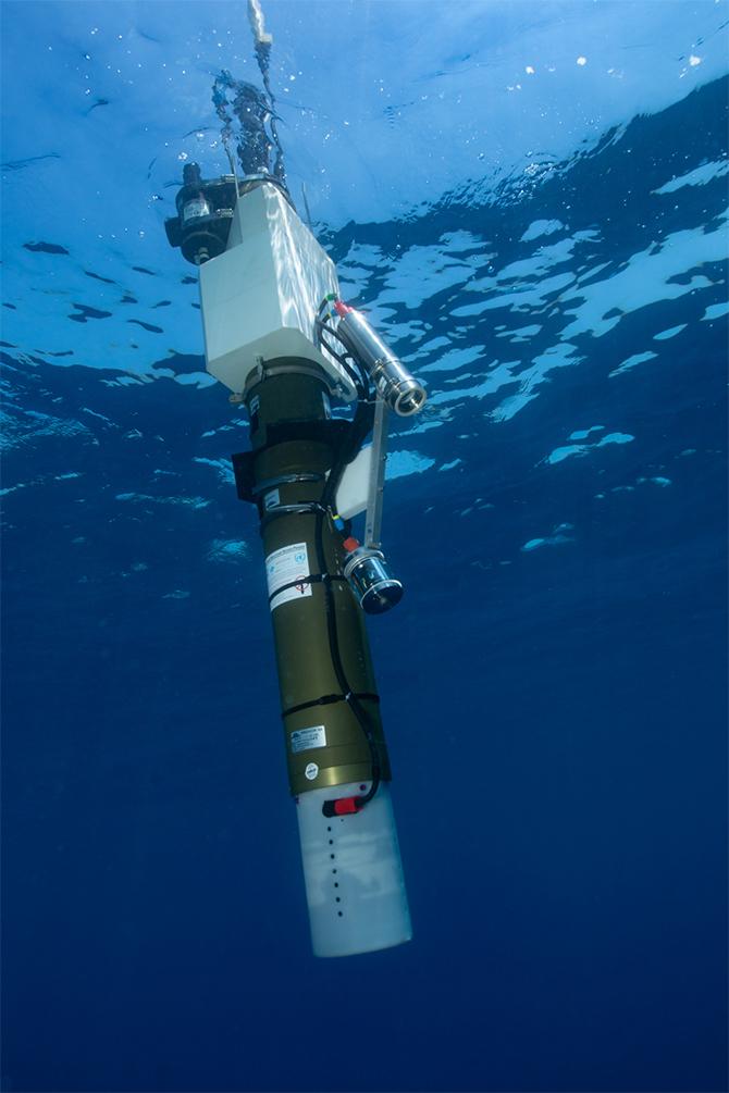 BGC-Argo float (photo: David Luquet, IMEV)